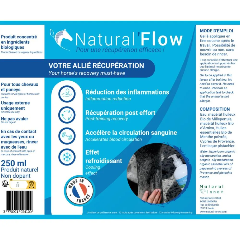 NATURAL INNOV NATURALFLOW> Soins Des Membres·Soin Des Muscles Et Tendons