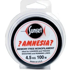 AMNESIA NYLON BLANC 100 M> Montages Surf Casting·Fluorocarbones Et Nylons Pour Bas De Ligne Mer