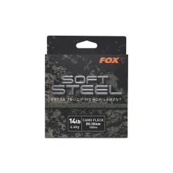 FOX NYLON SOFT STEEL FLEEK CAMO 1000M> Accessoires De Montage Carpe·Nylons Carpe
