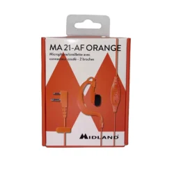 MIDLAND OREILLETTE ORANGE FLUO POUR TALKIE WALKIE G7/G9 G7PRO/G9PRO> Talkie-Walkie·Accessoires Pour Talkies-Walkies|Talkie-Walkie·Accessoires Pour Talkies-Walkies