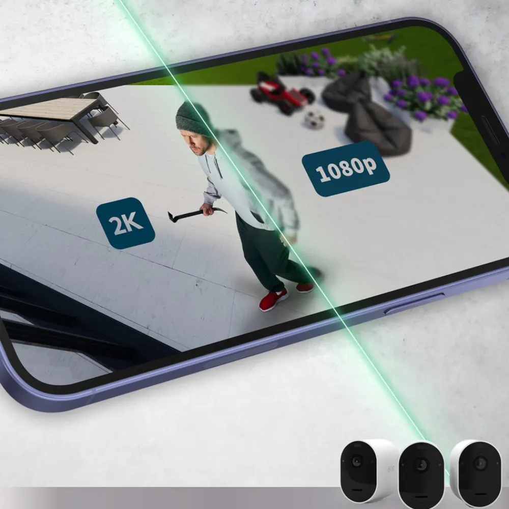 ARLO PACK 2 CAMERAS PRO 5 SPOTLIGHT> Caméras De Surveillance·Caméras De Surveillance|Caméras De Surveillance·Caméras De Surveillance