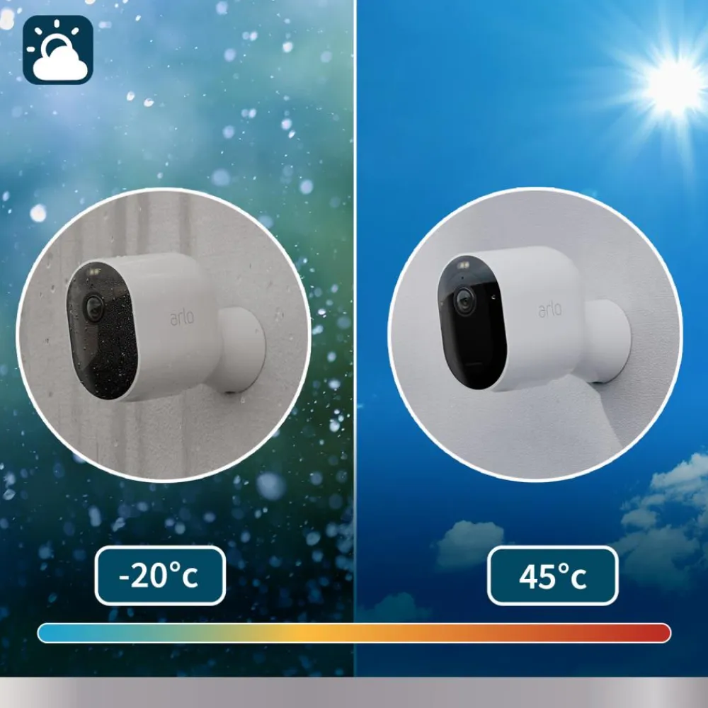 ARLO PACK 2 CAMERAS PRO 5 SPOTLIGHT> Caméras De Surveillance·Caméras De Surveillance|Caméras De Surveillance·Caméras De Surveillance