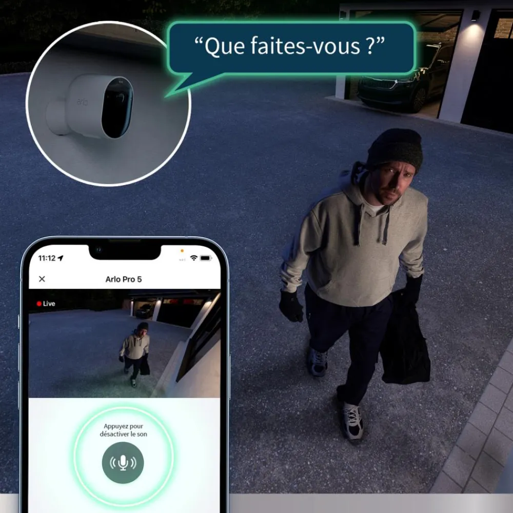 ARLO PACK 2 CAMERAS PRO 5 SPOTLIGHT> Caméras De Surveillance·Caméras De Surveillance|Caméras De Surveillance·Caméras De Surveillance