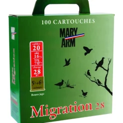 MARY ARM PACK CARTOUCHES MIG 20/28G BJ N 5.5/6.5> Cartouches De Chasse Calibre 20·Cartouches De Plomb Bourre À Jupe 28G À 38G