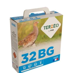 TERZEO CHASSEURS PACK CARTOUCHES T&E 12/67 32G BG X1> Cartouches De Chasse Calibre 12·Cartouches De Plomb Bourre Grasse 28G À 32G