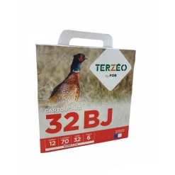 TERZEO CHASSEURS PACK CARTOUCHES T&E 12/70 32G BJ X1> Cartouches De Chasse Calibre 12·Cartouches De Plomb Bourre À Jupe 28G À 34G