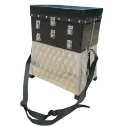 TERZEO PÊCHEURS PANIER SIEGE ALU 3 CASIERS><noscript><img width=