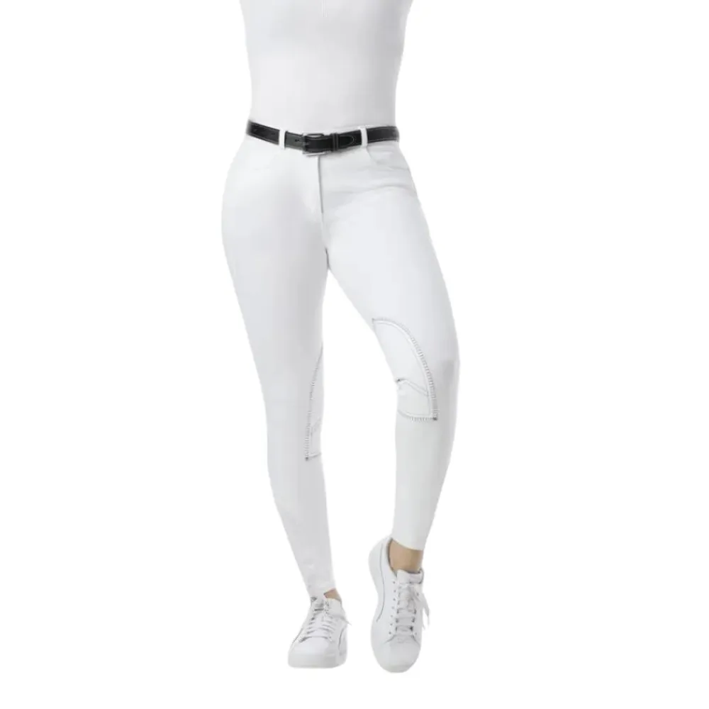RIDING WORLD PANTALON ALEXANDRIE ENFANT BLANC>Enfant Vêtements De Compétition Enfant·Pantalons Équitation Compétition Enfant