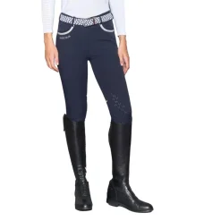 HARCOUR PANTALON FEMME JALTIKA MARINE>Femme Textile Harcour·Pantalons Équitation Harcour Femme