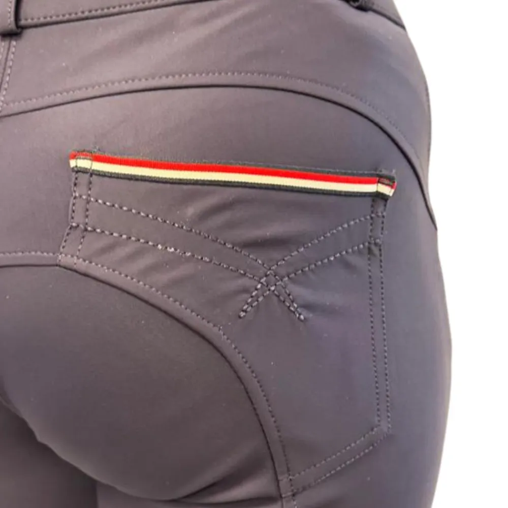 TERZEO CAVALIERS PANTALON FRANCE GRIP GENOUX MARINE>Femme Vêtements Femme·Pantalons D'Équitation Femme
