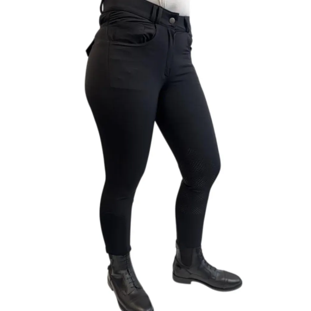 TERZEO CAVALIERS PANTALON SOPHIE GRIP GENOUX NOIR>Femme Vêtements Femme·Pantalons D'Équitation Femme
