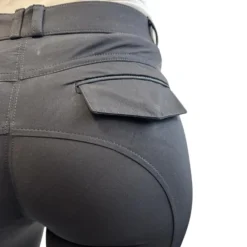 TERZEO CAVALIERS PANTALON SOPHIE GRIP GENOUX NOIR><noscript><img width=