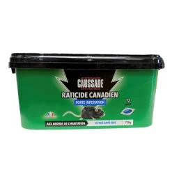 CAUSSADE PAT'APPÂT FORTE INFESTATION 720 G> Lutte Contre Les Rongeurs·Souricides Et Raticides Pâte Et Bloc