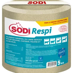 SODI PIERRE A SEL RESPI 5KG> Aliments Complémentaires·Blocs Et Pierres À Sel|Compléments Alimentaires·Blocs Et Pierres À Sel