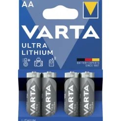 VARTA PILE AA 1,5V X4> Piles Et Batteries·Piles|Éclairage·