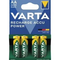 VARTA PILE AA/R6 RECHARGEABLE X4 2600MAH> Piles Et Batteries·Piles|Éclairage·