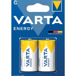 VARTA PILE C/LR14 ENERGY X2> Piles Et Batteries·Piles|Éclairage·