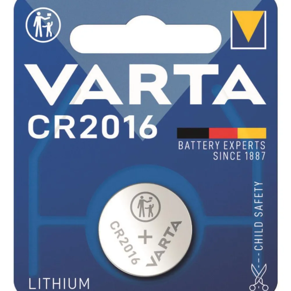 VARTA PILE CR2016 3V X1> Piles Et Batteries·Piles|Éclairage·