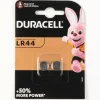 DURACELL PILE LR44 1,5V X2> Piles Et Batteries·Piles|Éclairage·