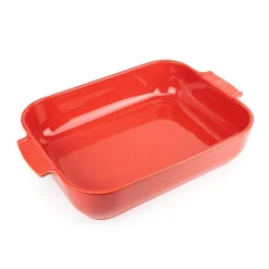 PEUGEOT SAVEURS PLAT FOUR RECTANGULAIRE 40 CM ROUGE> Ustensiles Cuisine Et Plats De Cuisson·Plats À Four