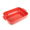 PEUGEOT SAVEURS PLAT FOUR RECTANGULAIRE 32CM ROUGE> Ustensiles Cuisine Et Plats De Cuisson·Plats À Four