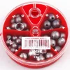 LEMER PLOMB BOITE BALLE RONDE PERCEE X5> Montages Pêche Au Posé·Plombs Carnassiers