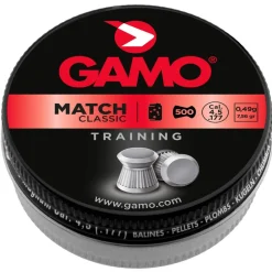 GAMO PLOMBS MATCH DIABOLO 4.5MMX500> Munitions De Tir À Air Comprimé·Munitions 4.5Mm Et Capsules Co2