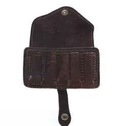 TERZEO CHASSEURS POCHETTE 5 BALLES LISSE CROUTE CUIR> Rangement Des Munitions·Cartouchières Munitions Rayées