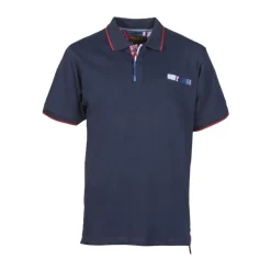 PERCUSSION POLO HOMME MANCHES COURTES RANDO MARINE>Homme Polos·Polos À Manches Courtes