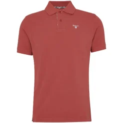 BARBOUR POLO TARTAN RED SPICE>Homme Vêtements Barbour·Polos Barbour