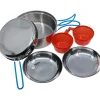 CAO POPOTE 2 PERSONNES EN INOX> Activités De Plein Air Et Bivouac·Popotes Et Gamelles
