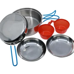 CAO POPOTE 2 PERSONNES EN INOX> Activités De Plein Air Et Bivouac·Popotes Et Gamelles