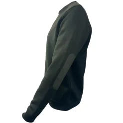 TERZEO PASSIONNÉS DE NATURE PULL AGEN COL ROND KAKI><noscript><img width=