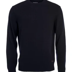 BARBOUR PULL ESSENTIAL PATCH NAVY>Homme Vêtements Barbour·Pulls Barbour