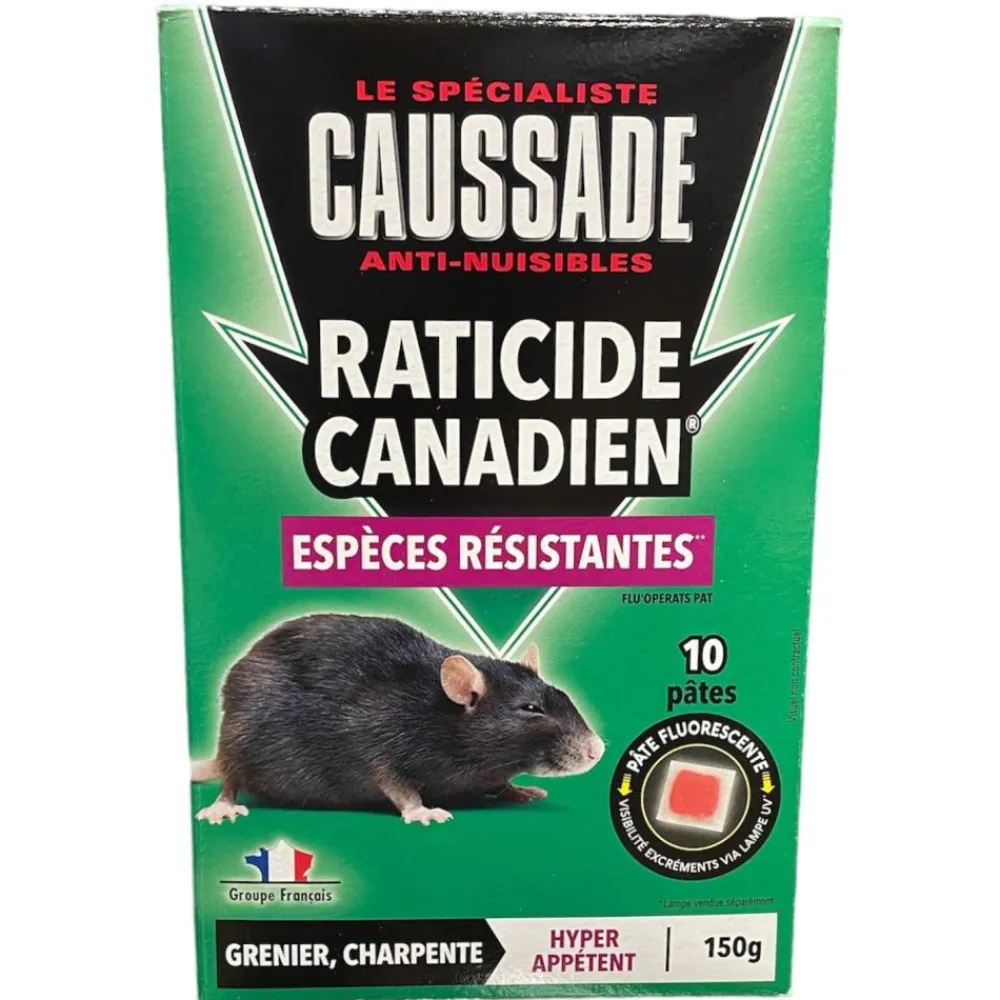 CAUSSADE RATICIDE FLU'OPERATS PAT 150GR> Lutte Contre Les Rongeurs·Souricides Et Raticides Pâte Et Bloc