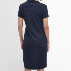 BARBOUR ROBE POLO DRESS NAVY BICOLORE><noscript><img width=