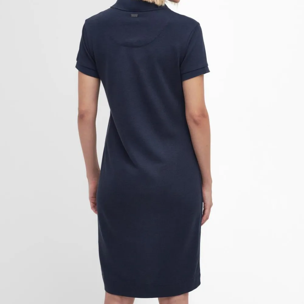 BARBOUR ROBE POLO DRESS NAVY BICOLORE>Femme Pantalons, Jupes Et Shorts·Robes Femme