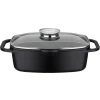 BAUMALU ROTISSOIRE FONTE D'ALU 33X21 CM> Ustensiles Cuisine Et Plats De Cuisson·Plats À Four