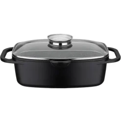 BAUMALU ROTISSOIRE FONTE D'ALU 33X21 CM> Ustensiles Cuisine Et Plats De Cuisson·Plats À Four