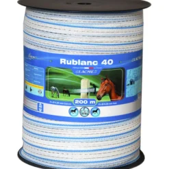 LACME RUBAN RUBLANC 40 200M 40MM> Conducteurs De Clôture·Rubans Électriques De + De 20Mm|Conducteurs De Clôture·Rubans Électriques De + De 20Mm