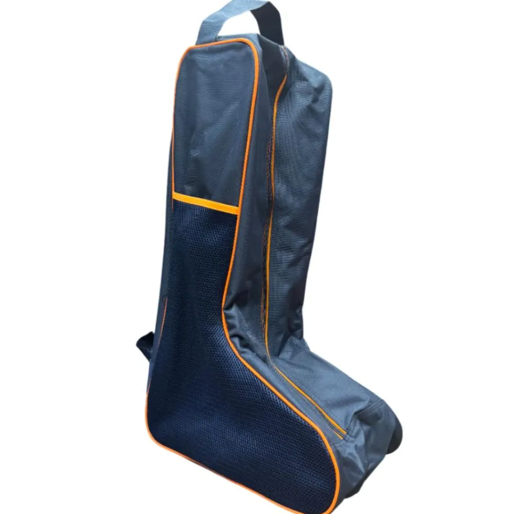 TERZEO CAVALIERS SAC A BOTTES MARINE> Bagagerie D'Équitation·Sacs À Bottes, Bombes Et Bridons