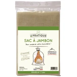 LE PRATIQUE SAC A JAMBON COTON ECRU 65X80 CM> Conservation·Sacs À Jambon