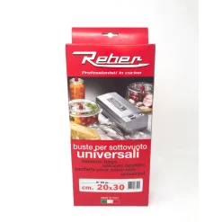 REBER SACHETS GAUFRES MISE SOUS VIDE 20X30CM X50> Conservation·Sachets Rouleaux Et Sacs Machine Sous-Vide