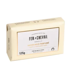 FER A CHEVAL SAVONNETTE PARFUM THE BLANC YUZU 12> Savons De Marseille·Savons De Marseille
