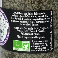 ESPRIT DU SEL SEL MARIN SPECIAL POISSON 250G> Assaisonnements·Sel Et Poivre