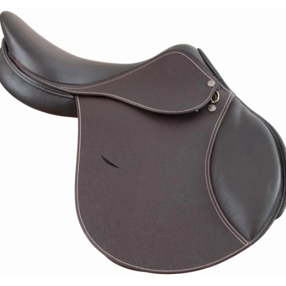 T DE T SELLE CUIR MIXTE BARRY HAVANE> Selles·Selles Cuir