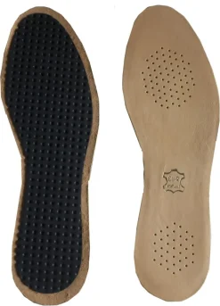 SEMELLE CUIR SUR CHARBON> Chaussettes Et Semelles·Semelles|Chaussettes Et Semelles·Semelles