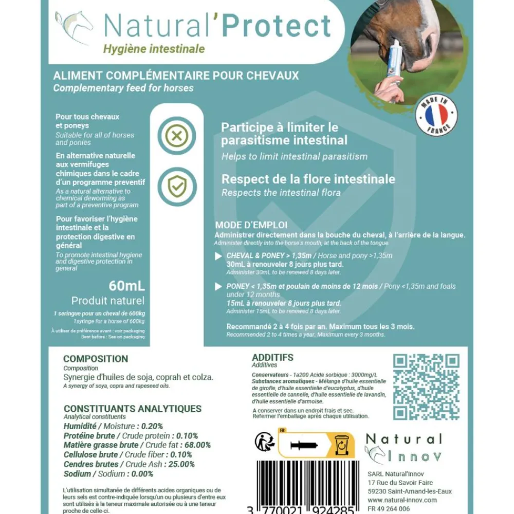 NATURAL INNOV SERINGUE NATURAL'PROTECT> Compléments Alimentaires·Ail Et Immunité