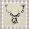 AMBIENTE SERVIETTE TETE DE CERF> Art De La Table Et Vaisselle·Serviettes Papier Et Toiles Cirées