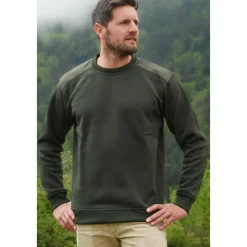 LMA SWEAT ATLANTA KAKI>Homme Pulls & Sweats De Chasse·Pulls
